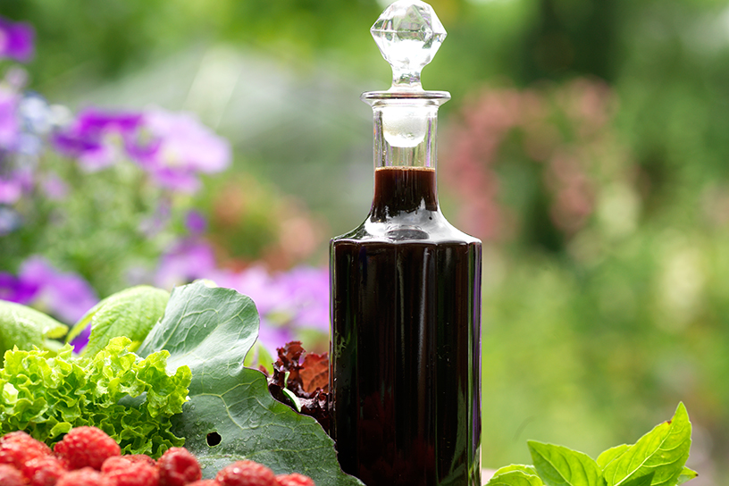 Balsamicoazijn van frambozen